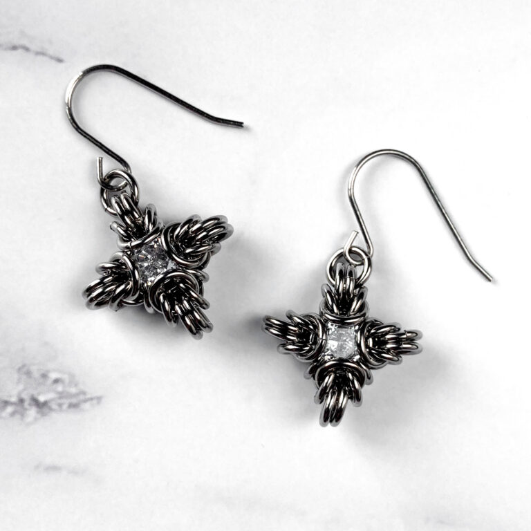 Diamond Star Earrings