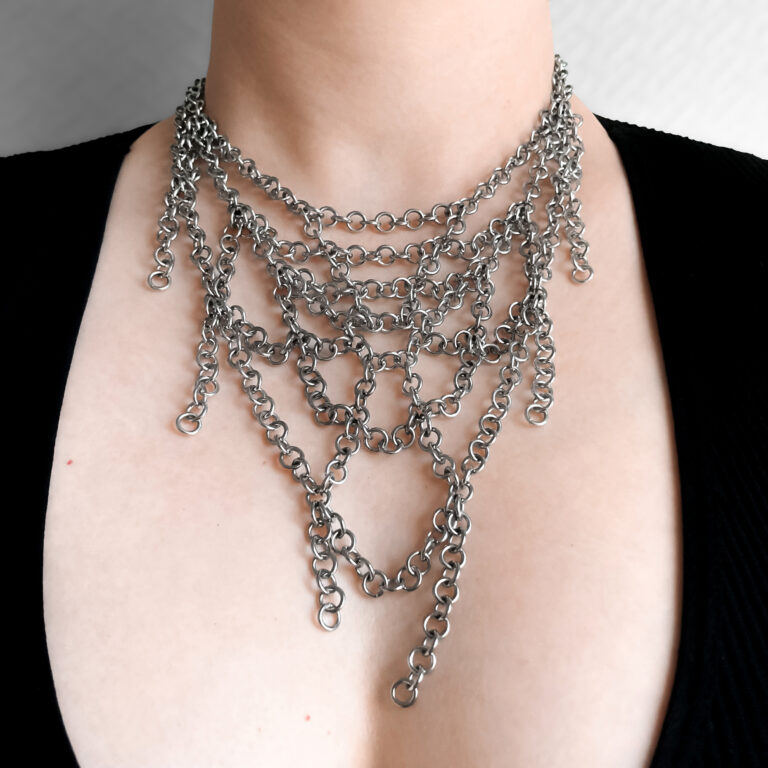 Spiderweb necklace